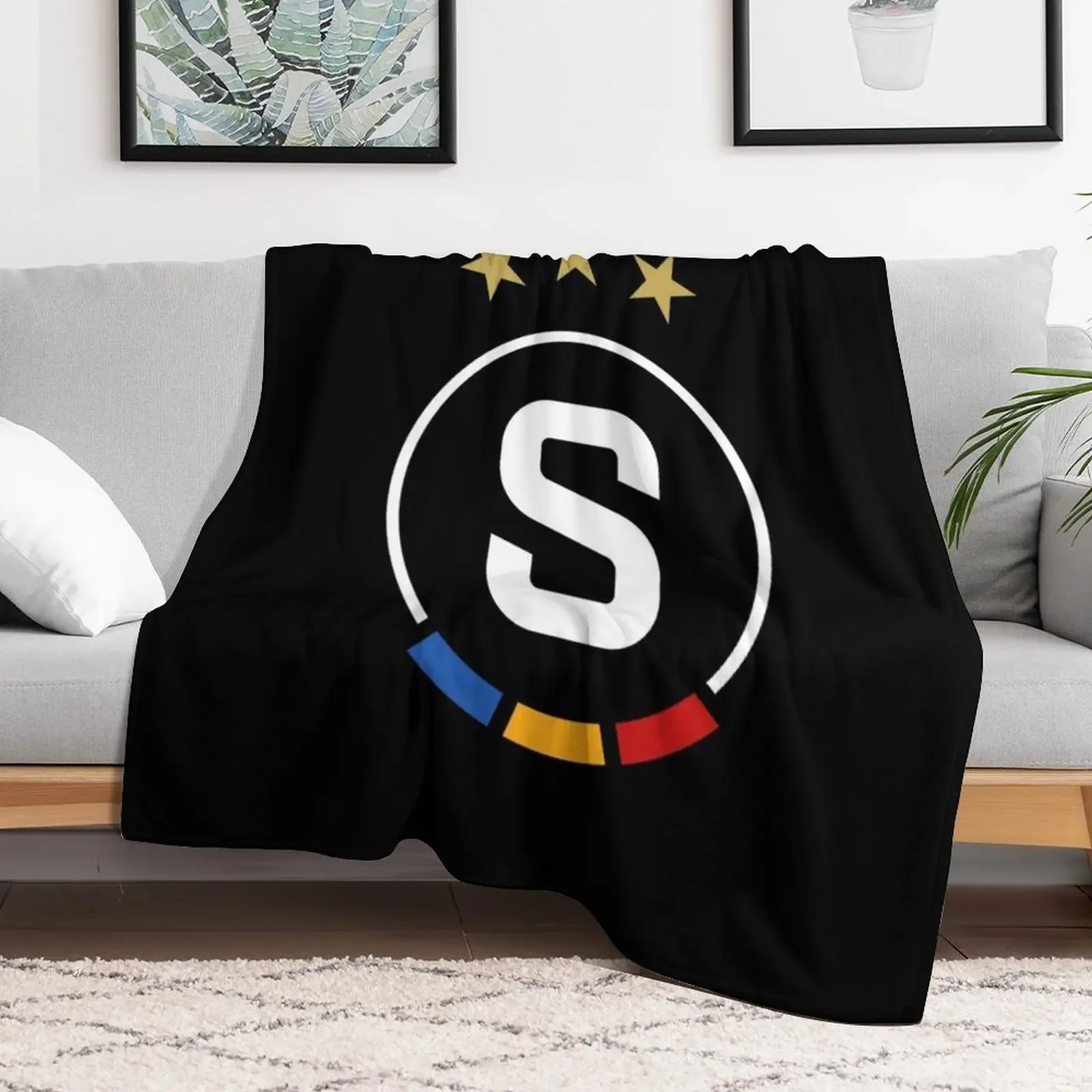 Athletic Club Sparta Praha Throw Blanket Beautifuls Soft Big Blankets