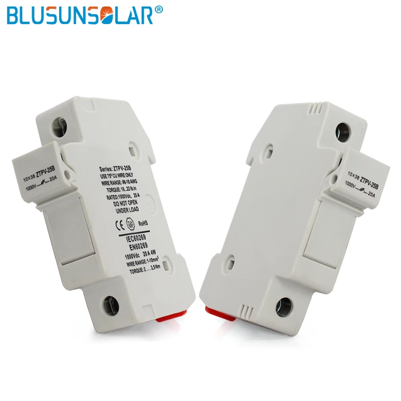 1 pcs   DC 1000V 32A Solar Fuse Holder  10*38