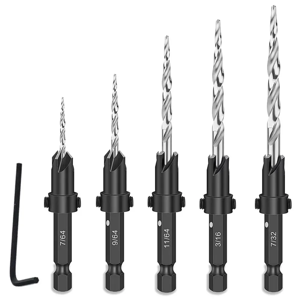 Automotive Steering System Tapered Chamfer Drill Bit, Precision Countersink Cutter for Metal Component Hole Processing