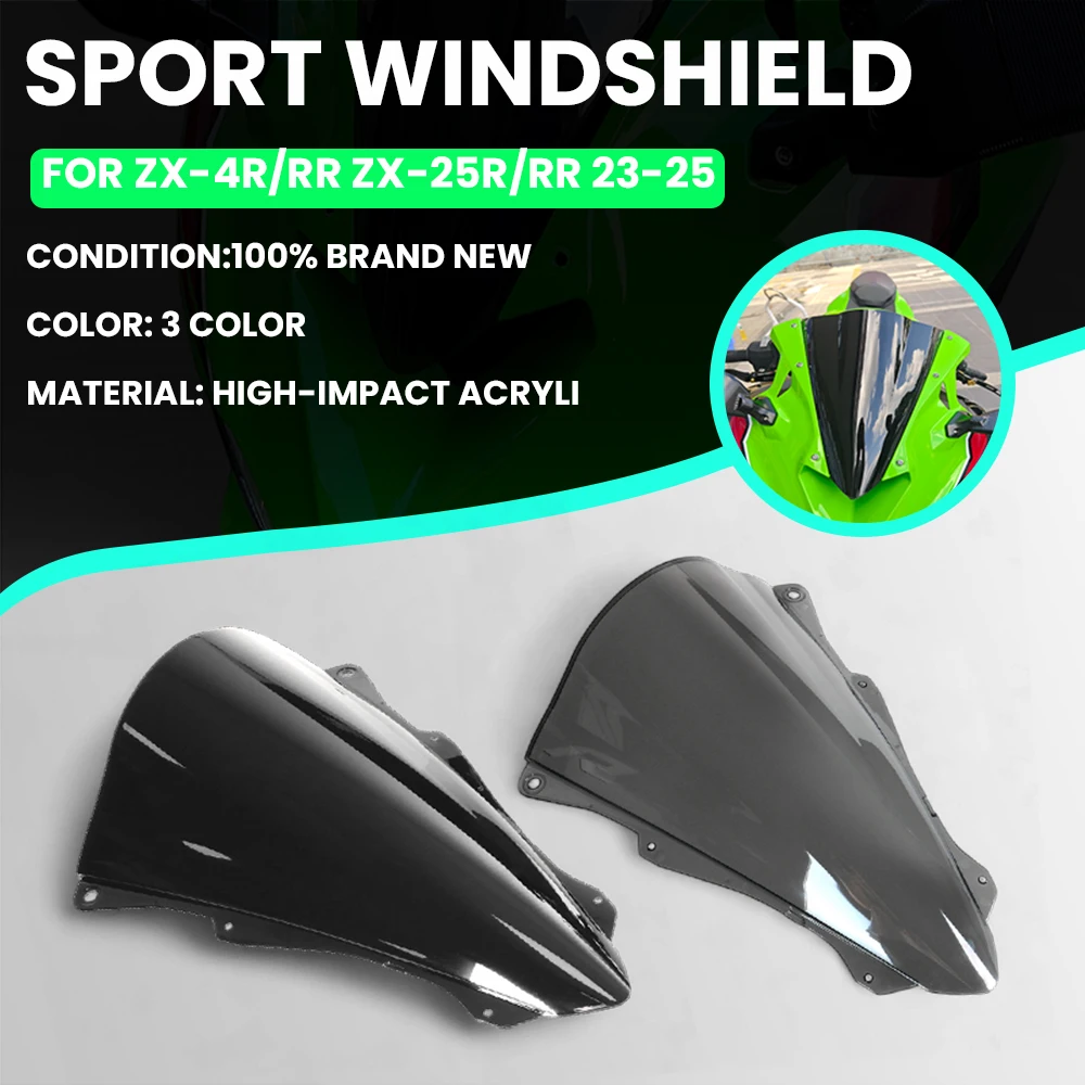 

Дефлектор лобового стекла мотоцикла, обтекатель для KAWASAKI NINJA ZX4R ZX-4RR ZX4R/SE ZX4RR ZX-25R