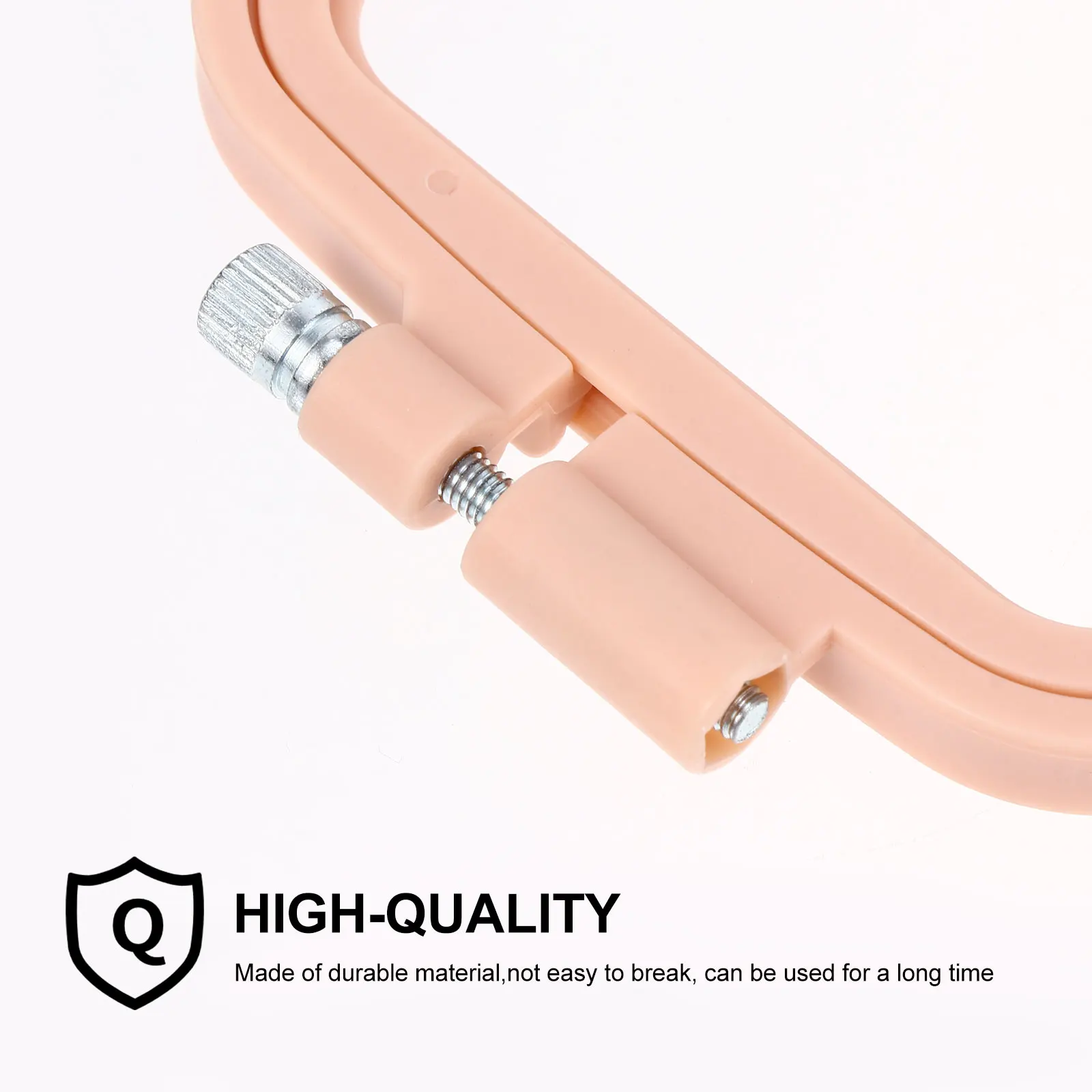 

5Pcs Mini Cross Stitch Hoops Plastic Square Embroidery Frame Adjustable Screw Tightening Rings DIY Embroidery Supplies Tool