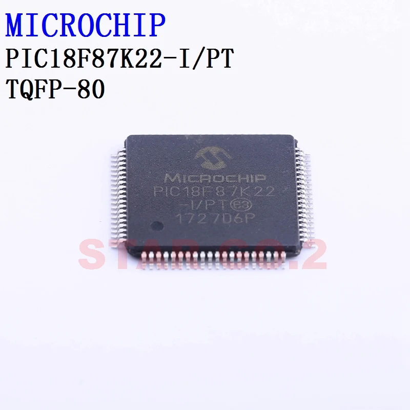 

2PCSx PIC18F87K22-I/PT TQFP-80 MICROCHIP Microcontroller