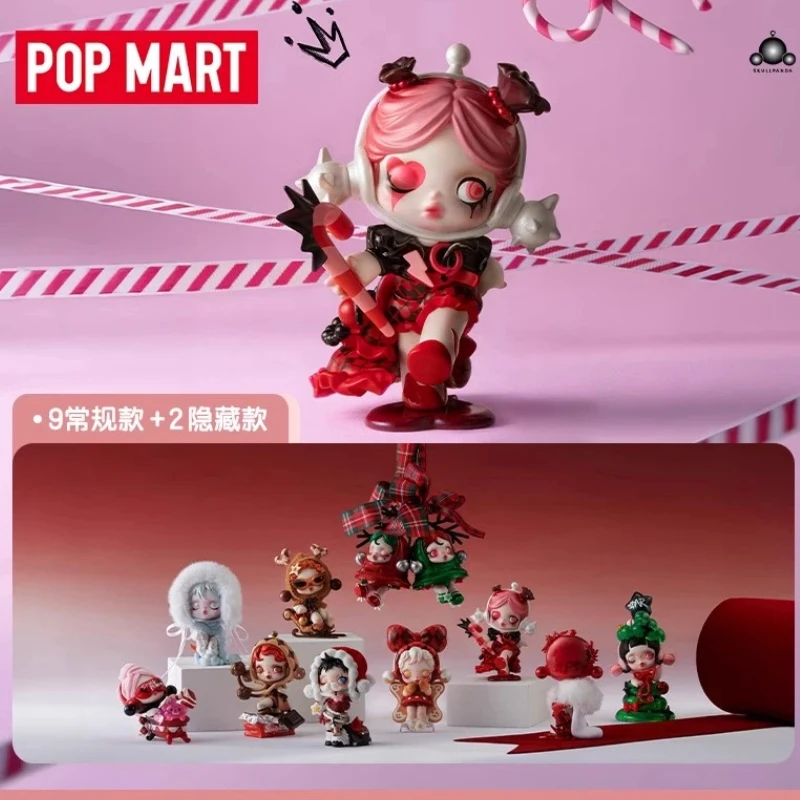 Официальный товар POPMART SKULLPANDA Tell Me What YouWant Series Фигурки Слепая коробка Игрушки Фигурка Mystery Box Коллекционная модель