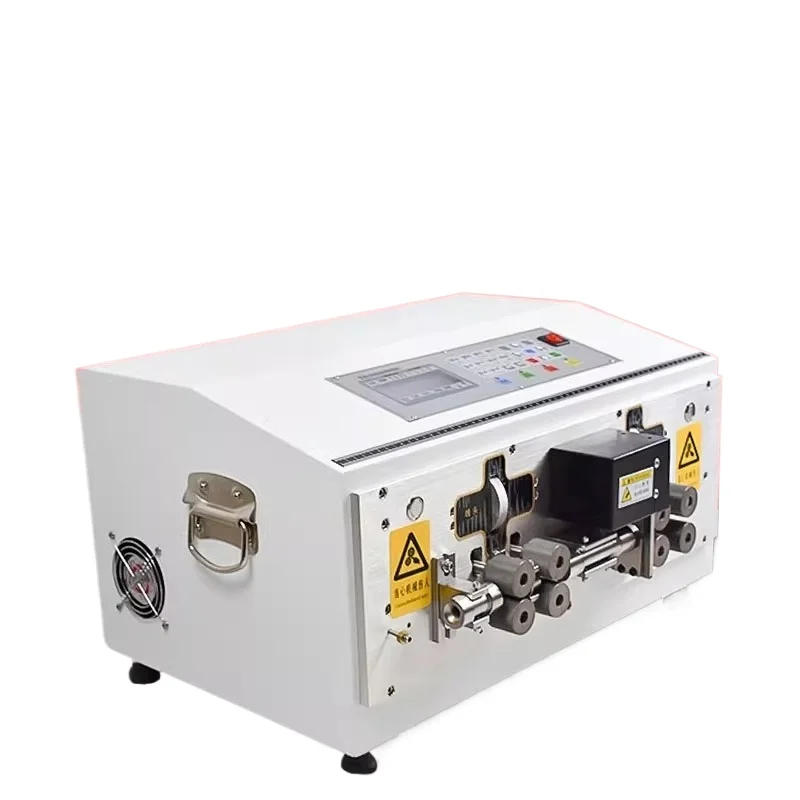 Large square multi-core cable stripping machine Automatic computer sheathed wire stripping machine 8 wheels of multi-strand wire