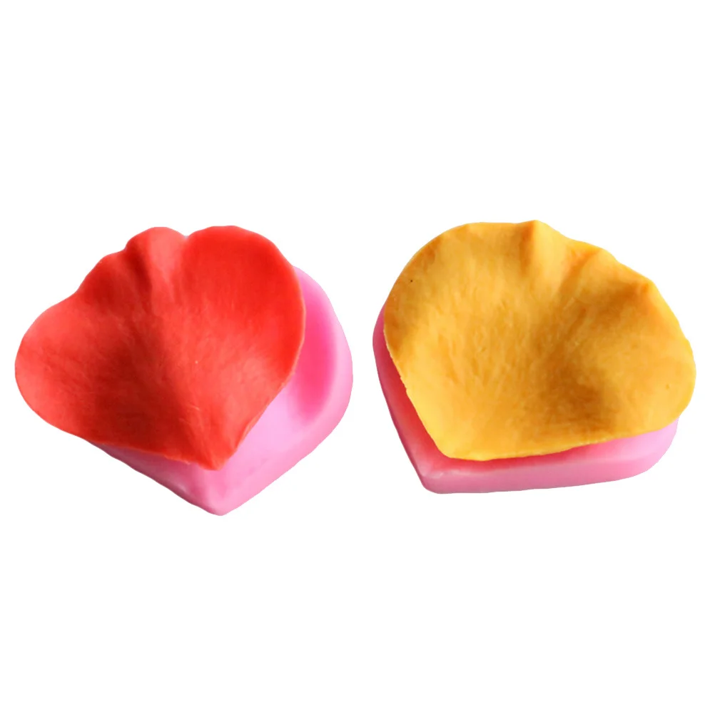 

2Pcs Cake Molds Petal Shape Silicone Fondant Mousse Chocolate Jelly Baking Tools Reusable Flexible Non-Stick Oven Microwave Safe