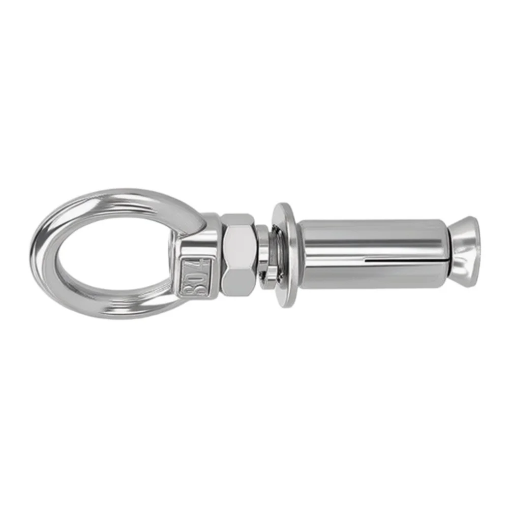 304 Grade Stainless Steel Expansion Bolts with Ring Feature for Anchoring Applications Where Material Integrity Is Critical