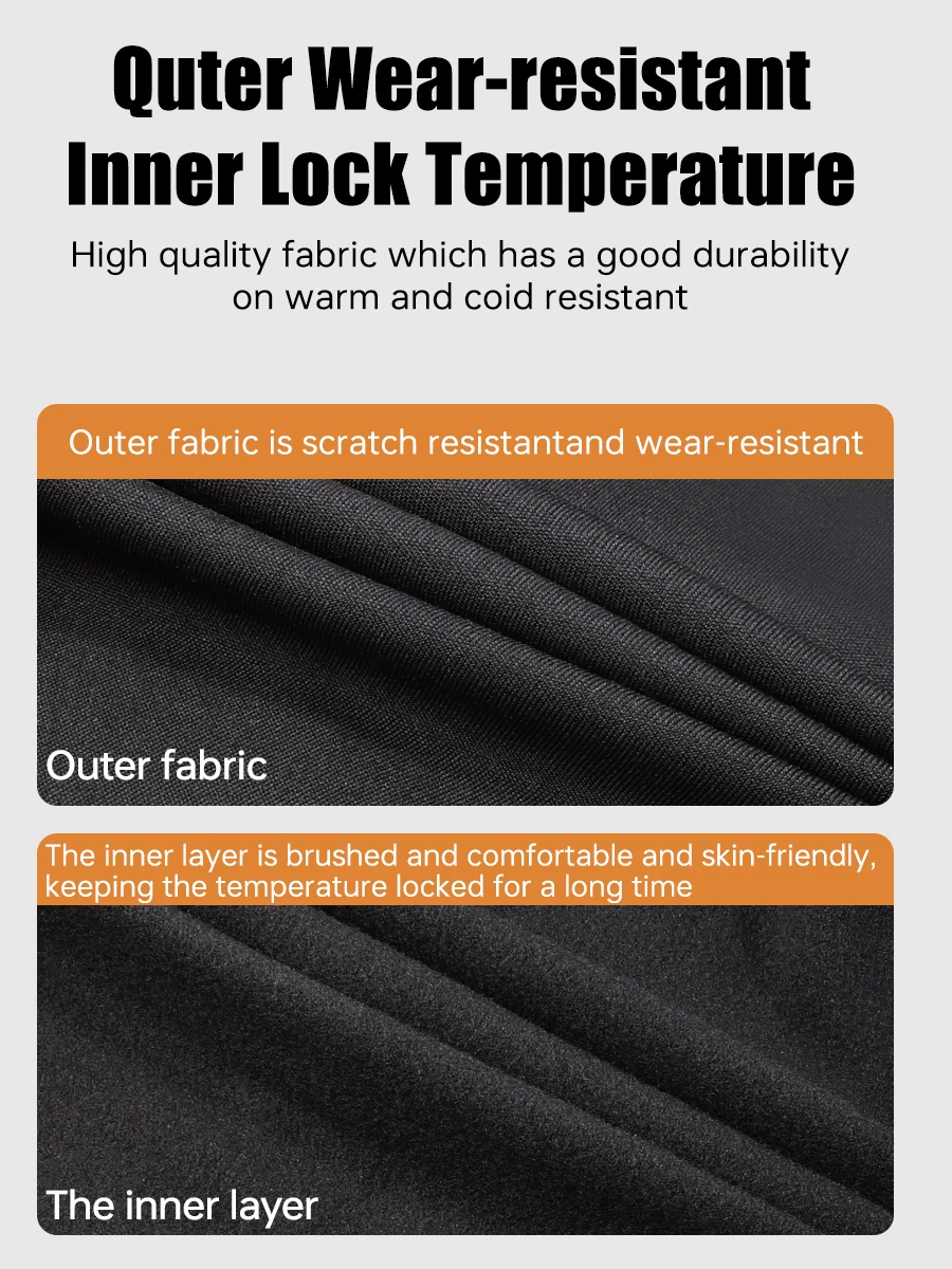 X-TIGER Balaclava Winter Thermo-Fahrradmaske Winddichte Kältebeständige Fahrradmaske Kletter-Ski-Motorradmaske Vollgesichtsmaske – Detail 4