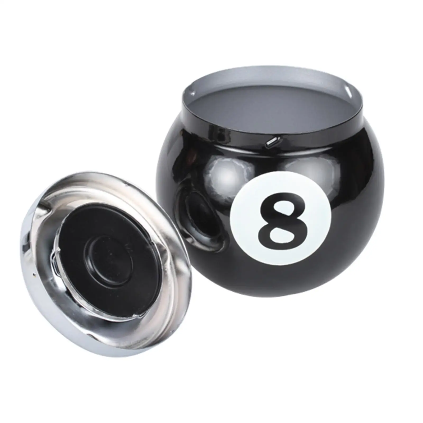 Desktop Billiard Ball Tray Metal Push Button Holder Stylish Pool Ball Organizer for Bar and Home
