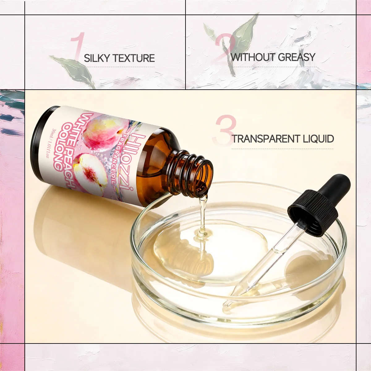 White Peach Oolong Essential Oil Has a Refreshing aroma and Is Suitable for Aromatherapy Diffusers, Humidifiers, and DIY Crafts.