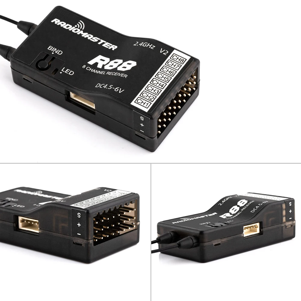 Radiomaster R81 / R84 / R86 / R86C / R88 V2.0 - جهاز استقبال RC عالي الأداء لأجهزة التحكم عن بعد