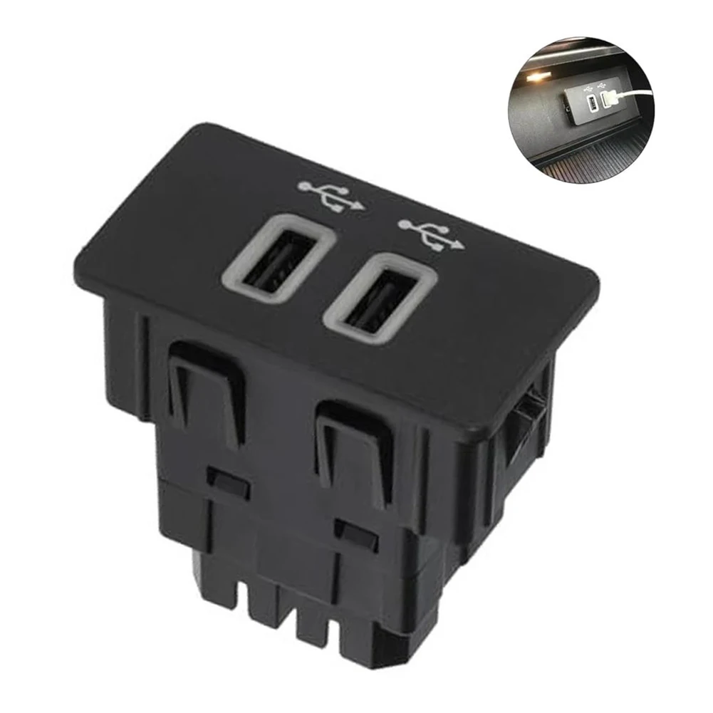 module-d'interface-a-double-port-usb-avec-indicateurs-d'activite-pour-la-navigation-ford-remplacement-du-lecteur-de-musique-hc3z-19a387-b