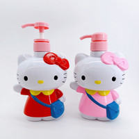 Sanrio Hello Kitty cartoon distribution bottle portable soap bottle press type bath bottle shampoo hand sanitizer dishwashing l