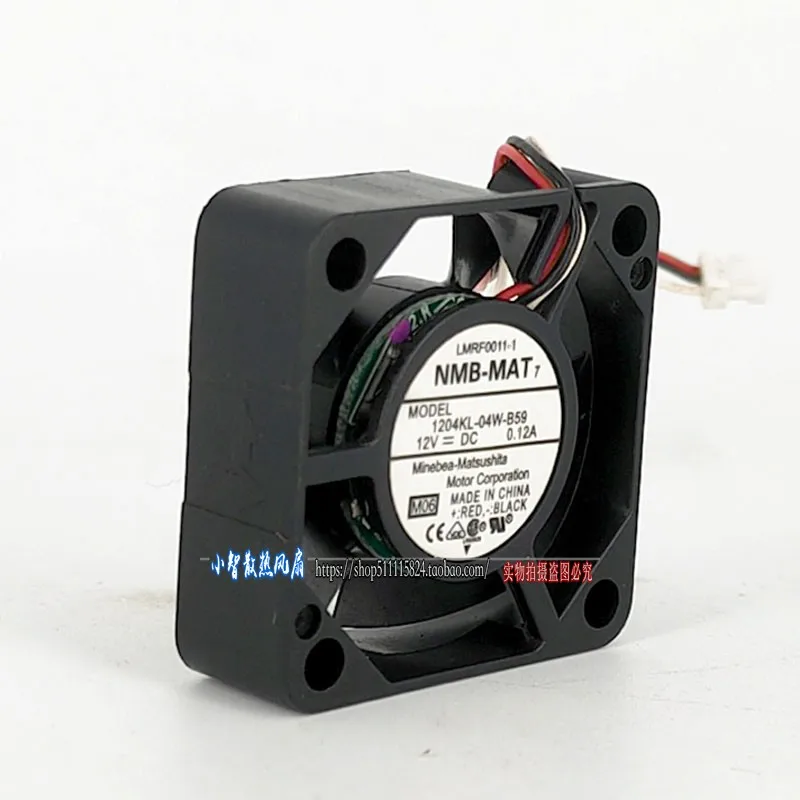 الأصلي 1204KL-04W-B59 12V 0.12A 3010 30*30*10 مللي متر جديد مروحة التبريد المبرد