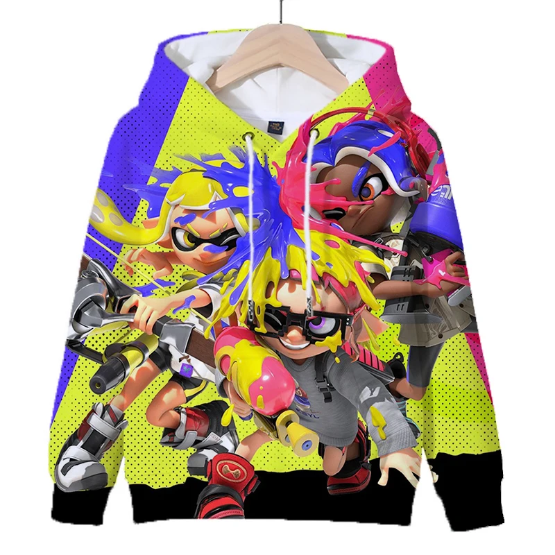 للجنسين 3D طباعة لعبة سبلاتون 3 بلوزات مقنعين للفتيان والفتيات ، الكرتون عارضة هوديي ، ملابس الاطفال ، قمم الخريف #1