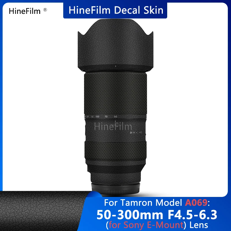 Hinefilm Skin for Tamron 50 300 E Lens Sticker Wrap Film For Tamron 50-300mm F4.5-6.3 Di III VC VXD Lens Skin Protector 50-300