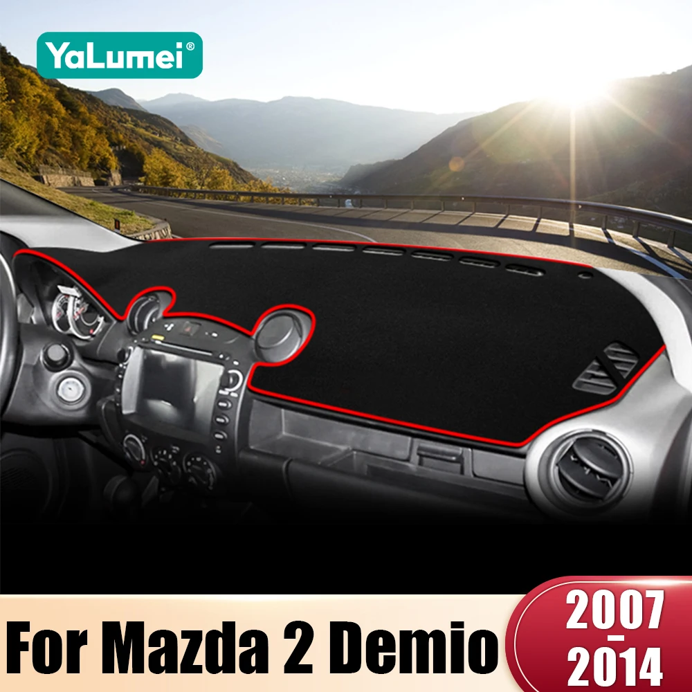 Für Mazda 2 Demio 2007 2008 2009 2010 2011 2012 2013 2014 Auto Dashboard Abdeckung Vermeiden Licht Pad Sonnenschutz Anti-UV Matte Zubehör