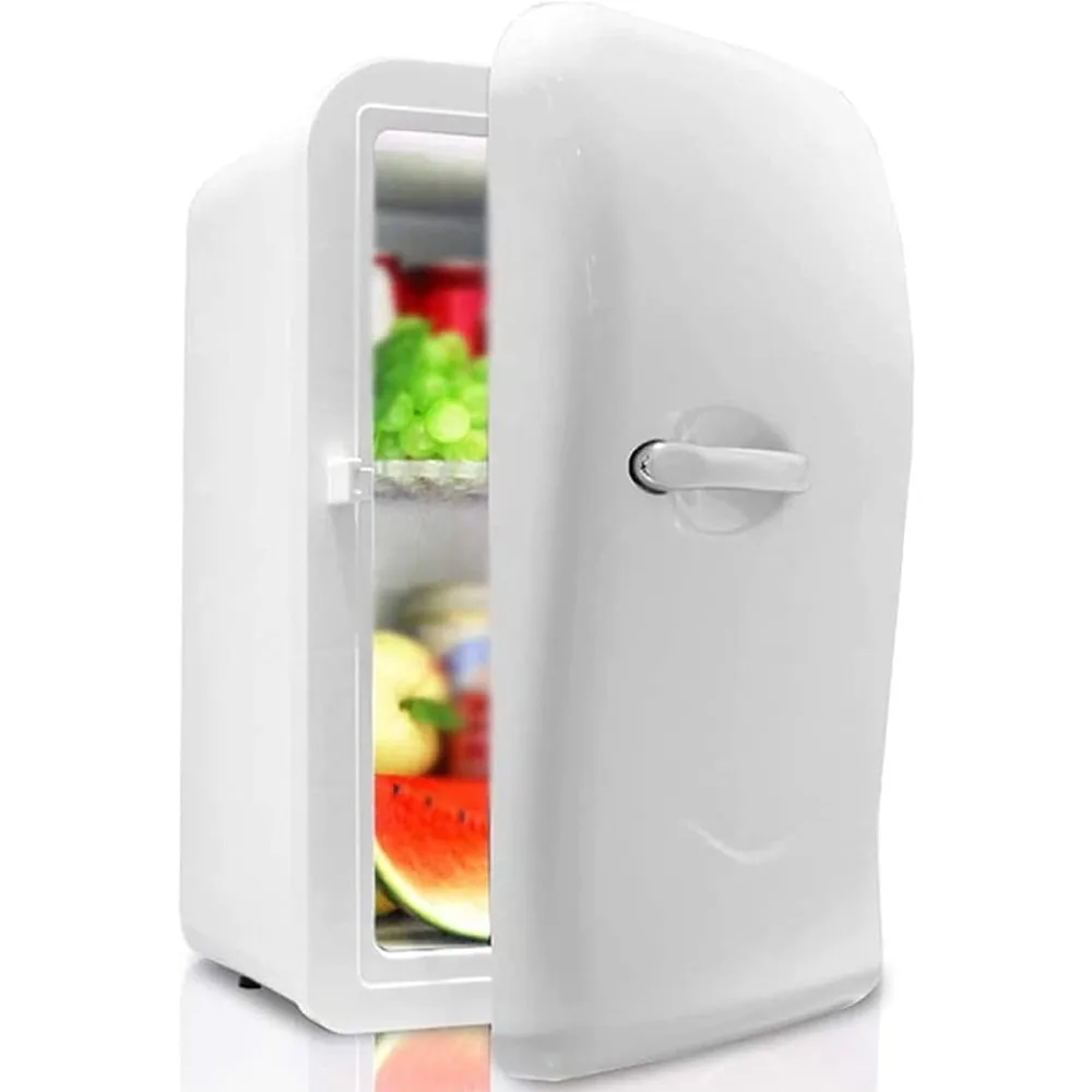 Mini Fridge for Bedroom 17 L/27 Cans Portable Cooler & Warmer for Food 12V Refridgerater for Bedroom, Home, Office, Dorm, RV,Tr