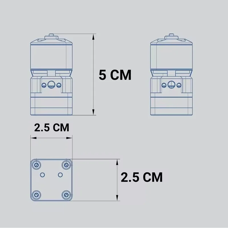 RC 1/14 Micro Hochdruck Bürstenlose Ölpumpe Präzisions-Baggerzubehör für Tamiya Dumper Kipper für SCANIA DIY-Teile – Detail 2