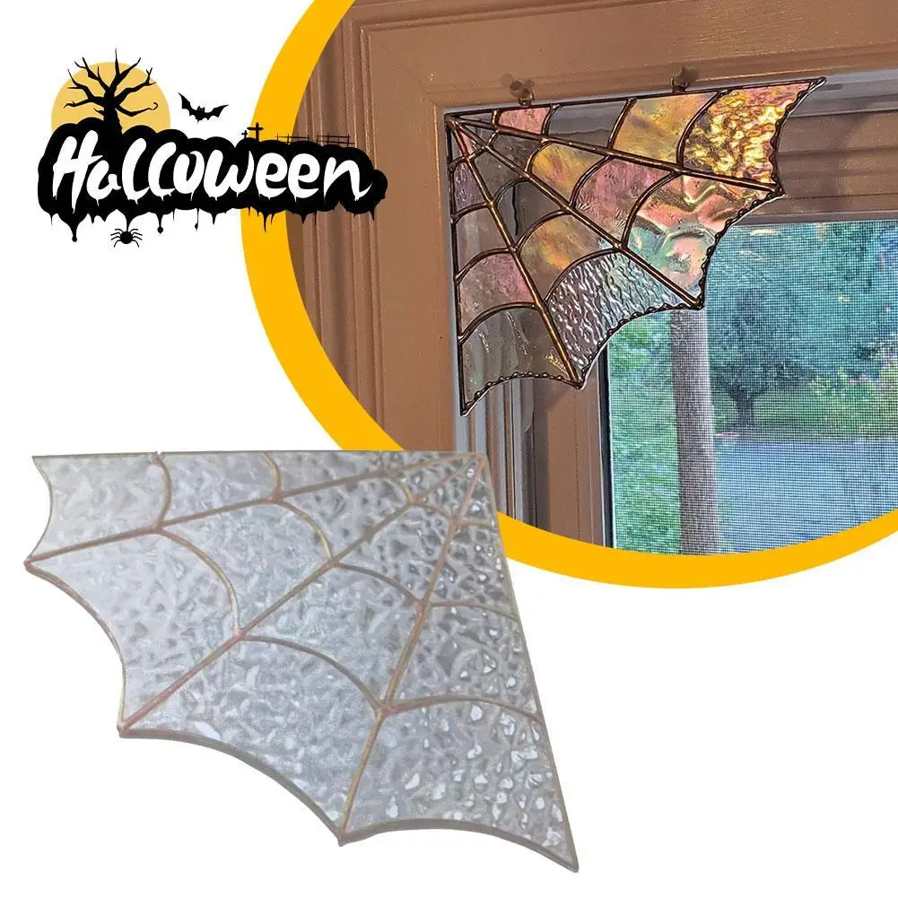 Aesthetics Of Light~Spider Web Decoration Creative Home Spider Web Corner Halloween Window Decoration Window Frames