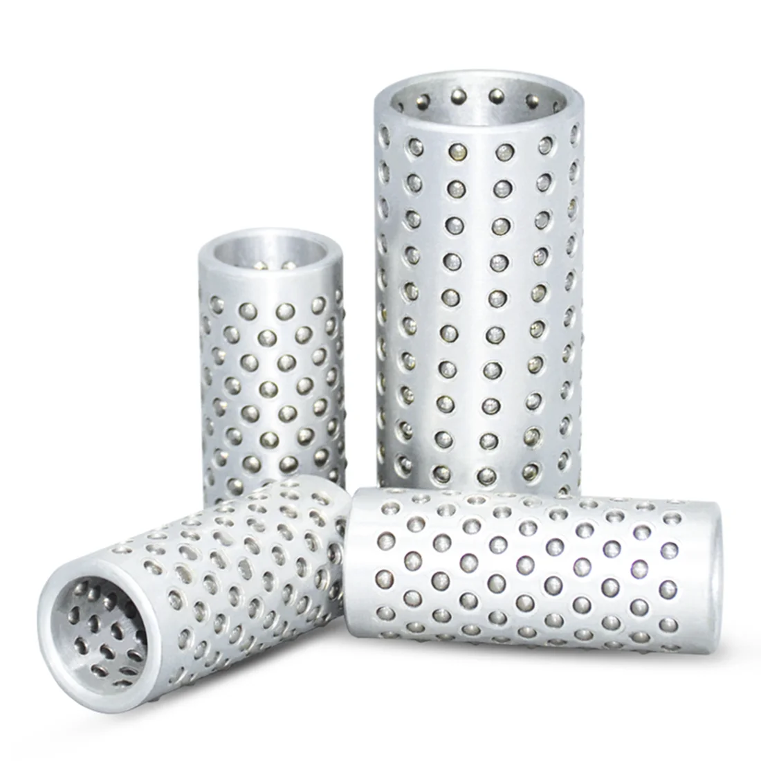 Aluminum alloy steel ball bushing sliding sleeve linear bearing ball cage steel ball bushing die guide column bushing