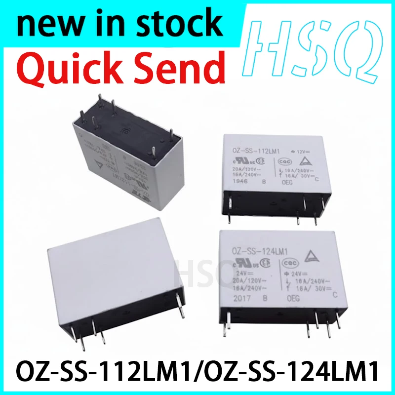 1PCS New OZ-SS-112LM1 OZ-SS-124LM1 6-pin 16A Relay
