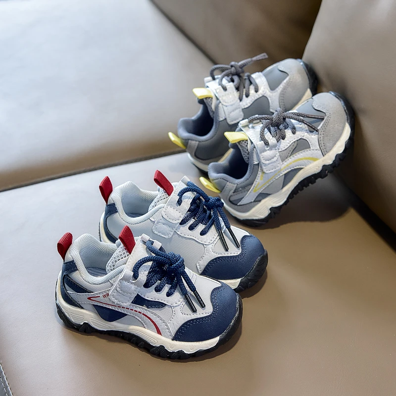 Boys Girls Sneakers Soft Bottom Kids Running Shoes Non-slip Trendy 2026 New Fashion Students Basketball Shoes Comfortable