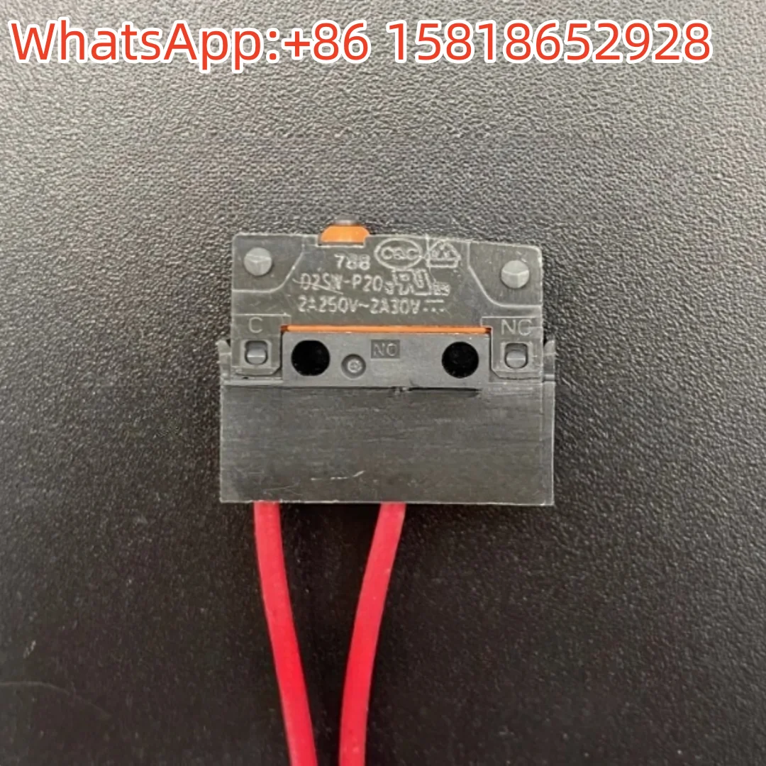 2 uds D2SW-P20 OMRON Micro interruptor táctil con botón de Reinicio de límite de carrera impermeable y a prueba de polvo con cable