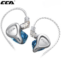 CCA CSN HiFi Headphone Hybrid Driver In Ear Wired Earbuds With Detachable Cable Noise Isolation Headset