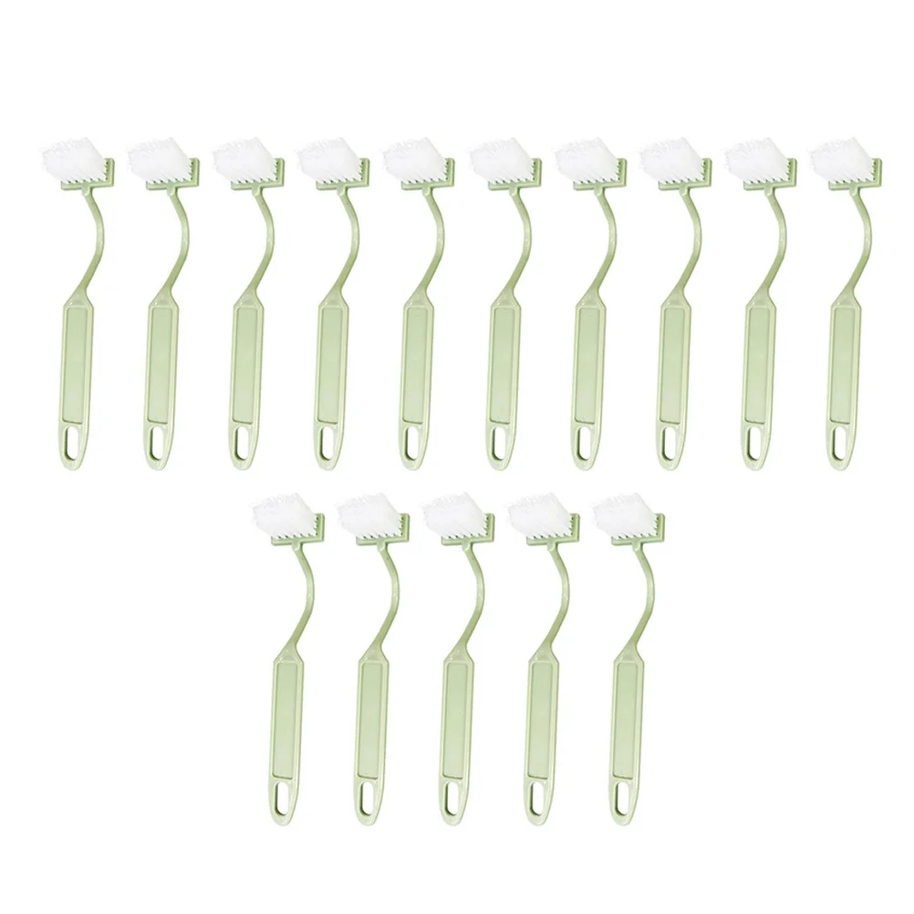 

15pcs S-Type Brush Long Handle Plastic Curved Cleaning Brush S-Type Plastic For Bathroom Hotel Office Supply