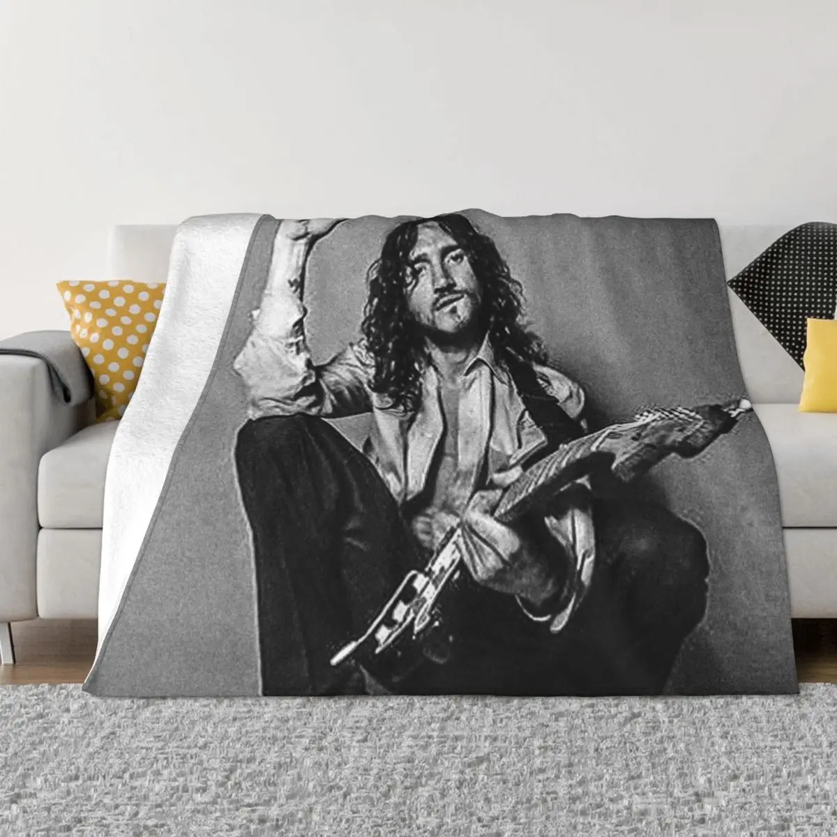 

john frusciante Throw Blanket Blanket For Sofa Furry Blankets