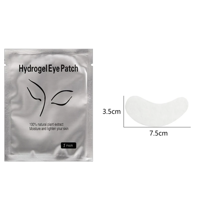 50pairs Hydrogel Eye Patches For Building Eyelash Extension Under Eye Pads Grafted Lash Stickers Beauty Tools Makeup Product