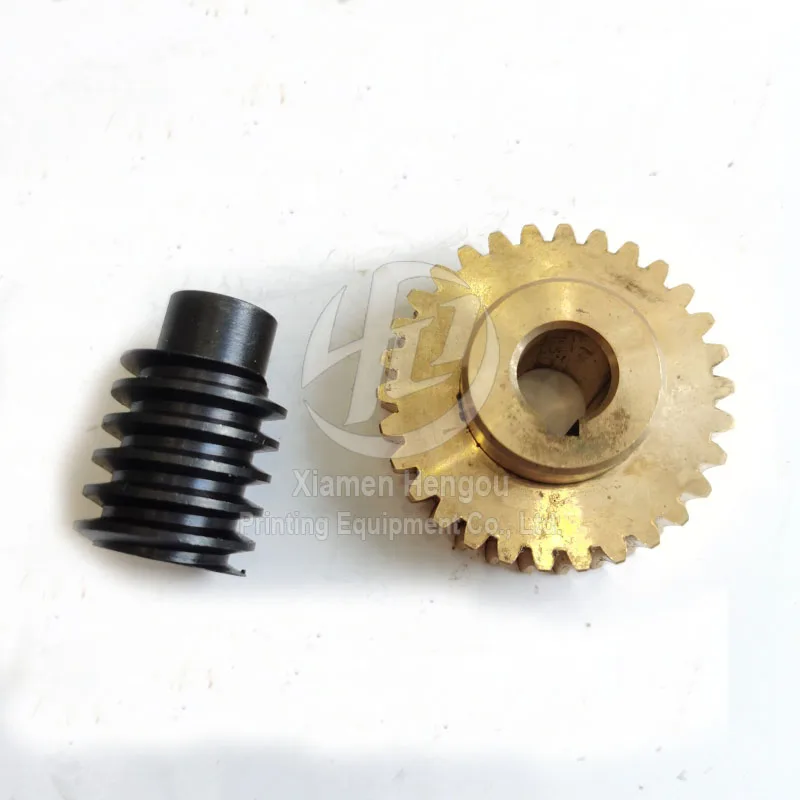 

Offset Printing 300 Spare Parts Worm and Gear for Hengoucn Printing Machine Part