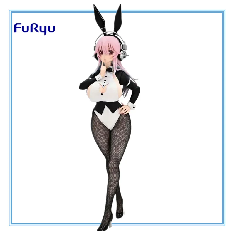 

In Stock Furyu Original SUPER SONICO BiCute Bunnies Newly Drawn Costume Anime Action Figure Toys for Boys Girls Children Gifts