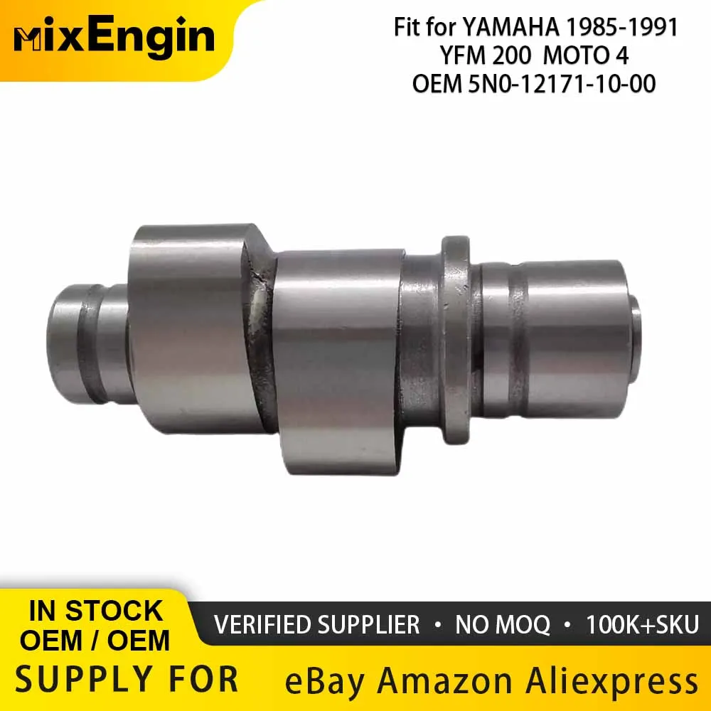 Piezas de motor de motocicleta conjunto de eje de leva compatible con YFM 200 DXU para YAMAHA MOTO 4 Tri Moto 1985-1991 225 ATV OEM 5N0-12171-10-00