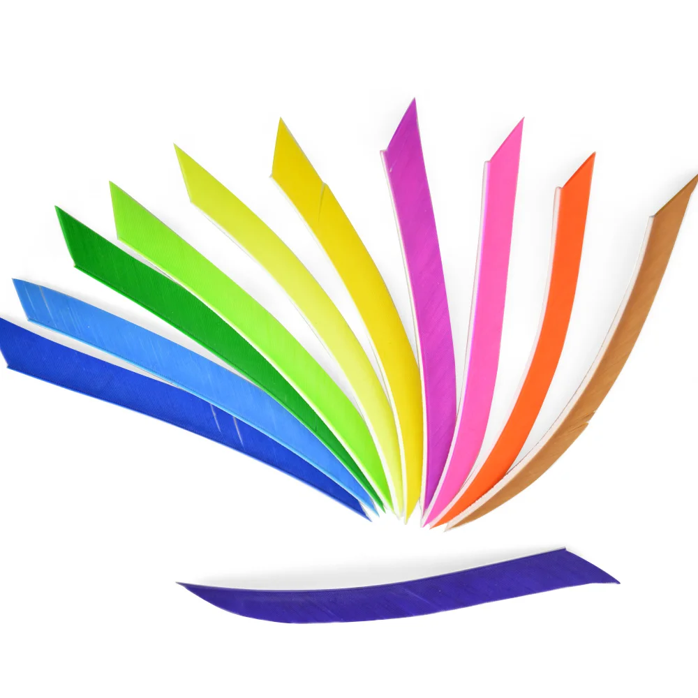 

36pcs Archery 5inch Arrow Feathers Natural Turkey Fletches Right Wing Fletching For Bow Hunting Shooting Target Accessories