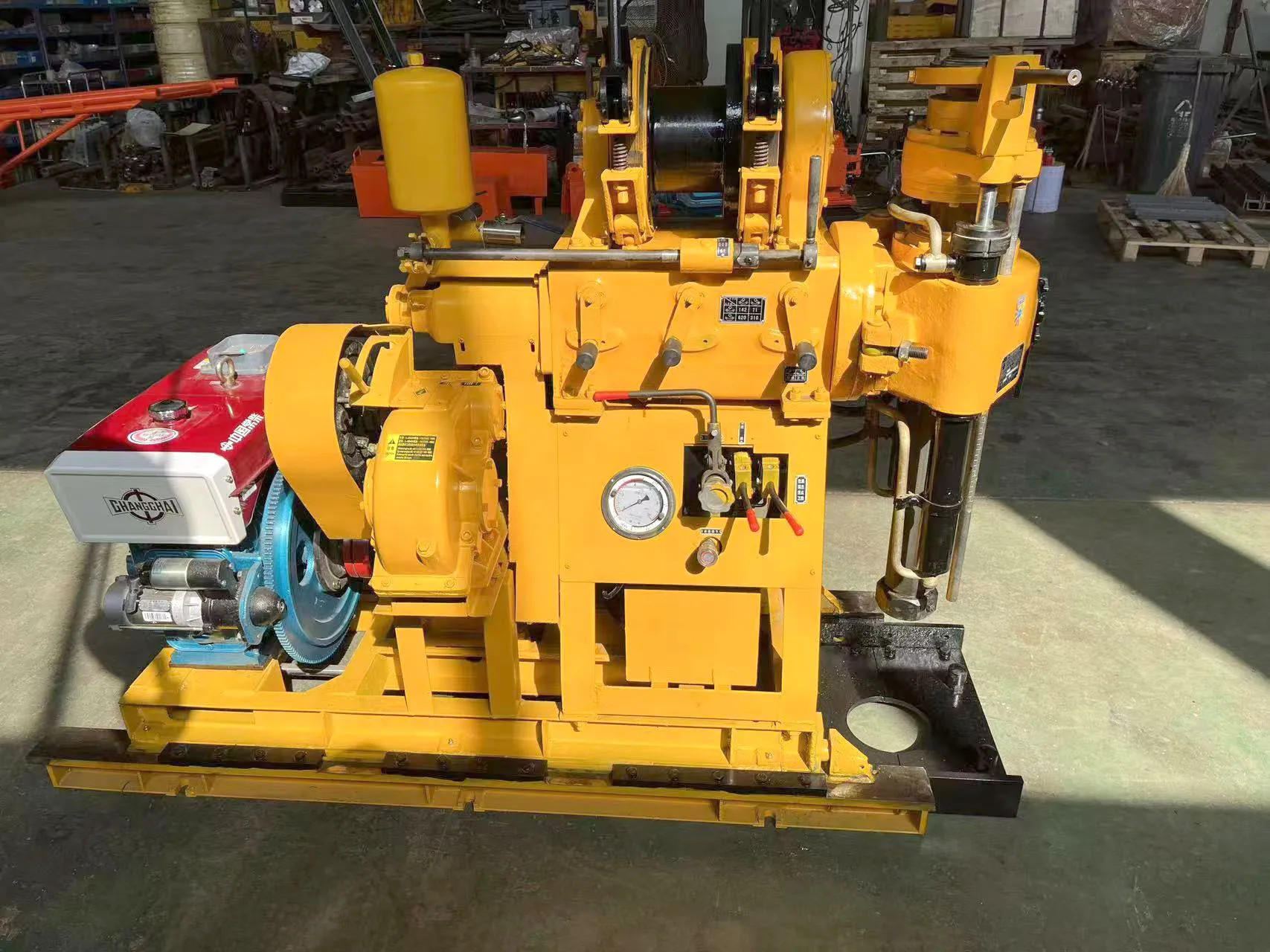 Machine de forage de puits d'eau XY-200B 100m 200m plate-forme de forage de puits d'eau rotative plate-forme de forage de puits d'eau avec pompe à boue