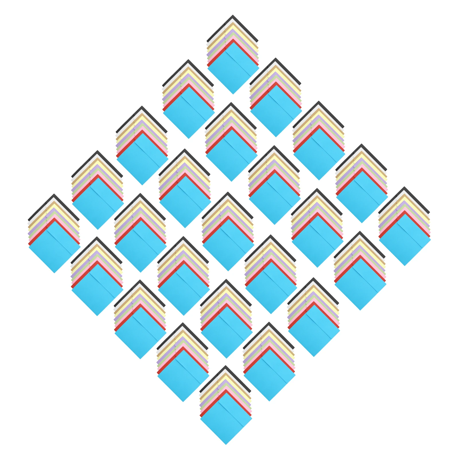 

100Pcs Kraft Paper Envelopes Simple Blank Envelopes for Invitation Greeting Cards Cash Coin Key Storage Paper Envelops