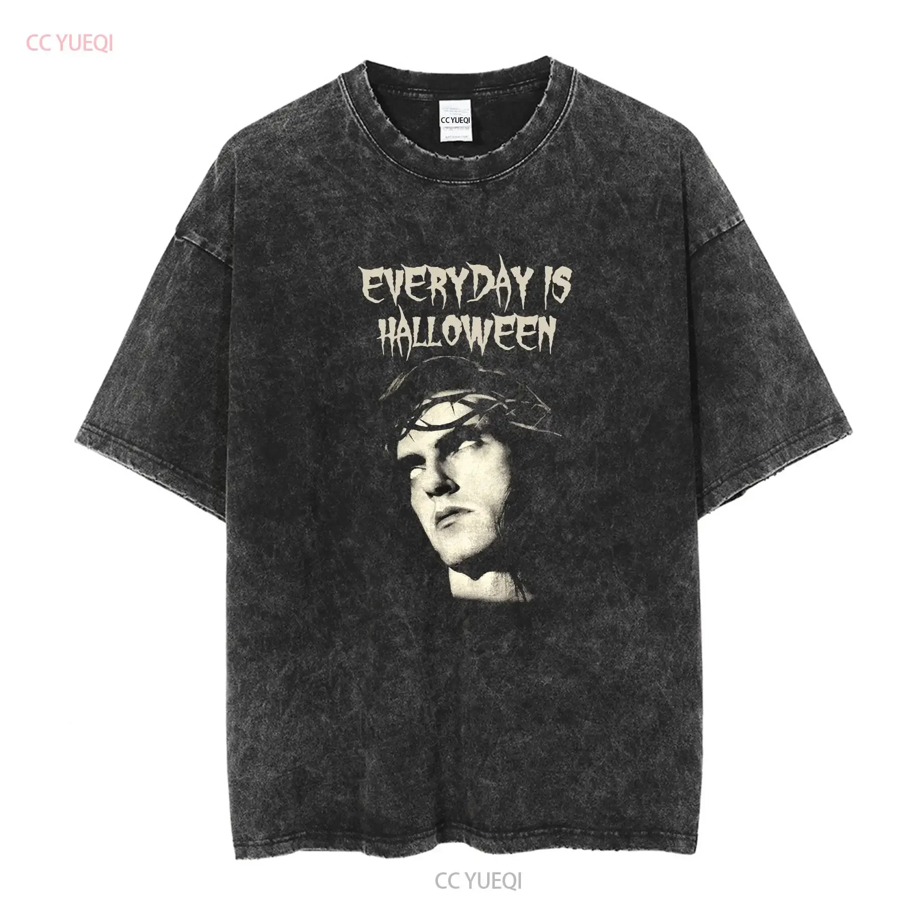 Type O Negative Peter Steele Everyday Is Halloween T Shirt Black S 2345XL long or short sleeves vintage Washed graphic Slightly