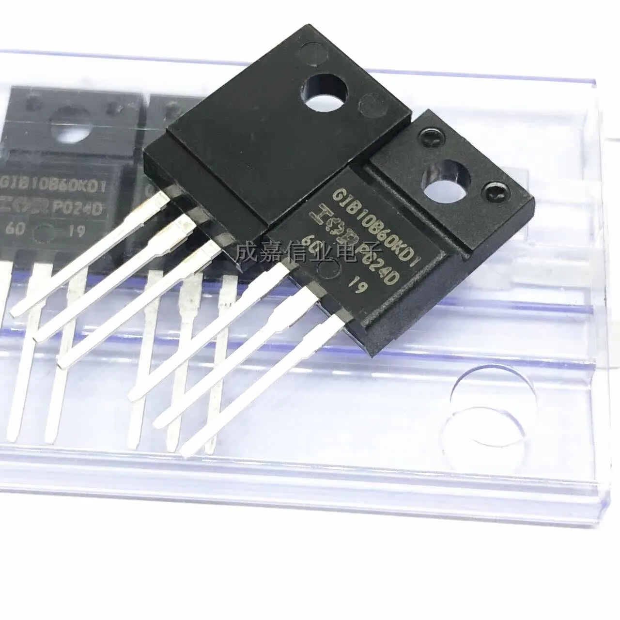 10pcs/Lot IRGIB10B60KD1P TO-220F-3 MARKING;GIB10B60KD1 IGBTs 16A 600V 44 W