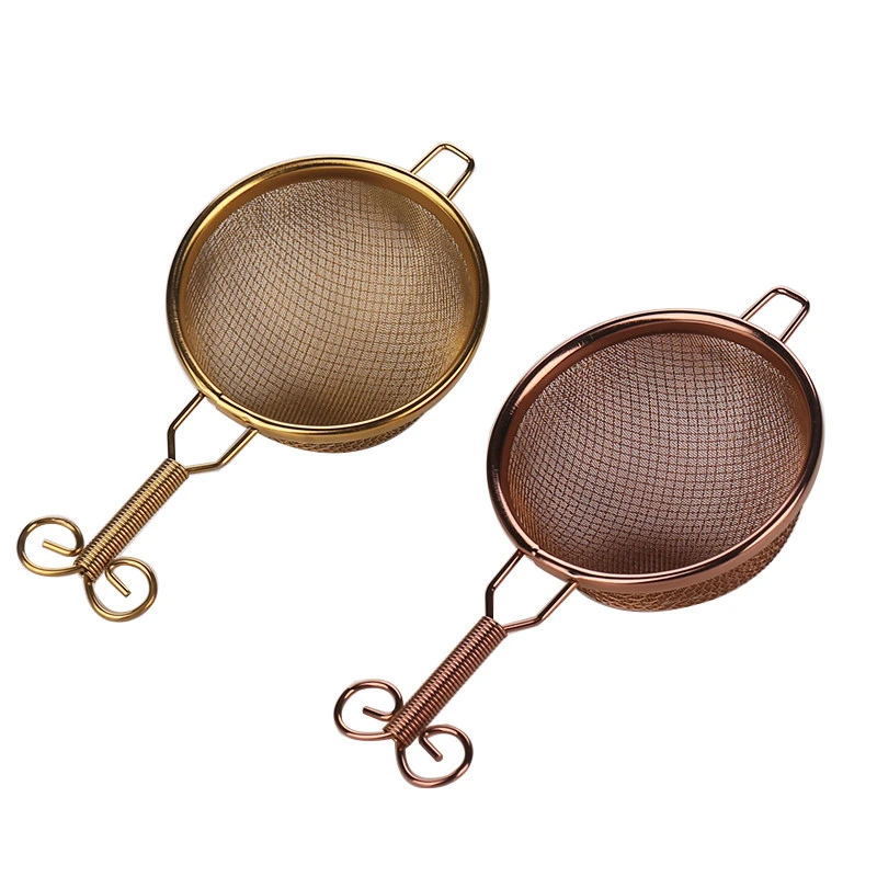 304 Stainless Steel Tea Leaf Strainer Handheld Reusable Tea Infuser Fine Mesh Kung Fu Teapot Filter Sieve Teaware Accessories