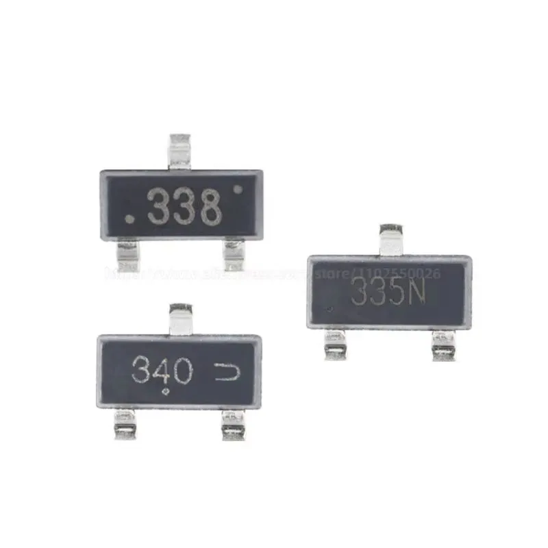 50PCS FDN340 FDN340P 340 FDN335 FDN335N 335N FDN338 FDN338P 338 SOT-23 MOS Field Effect Transistor Chip SMD