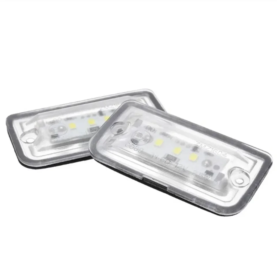 BHZNGD 2x Lampe de Plaque d'immatriculation LED de Voiture, Lampe de Plaque d'immatriculation sans Erreur 6000K Compatible avec Benz C W203 CLK W209 A209 C209 SL R230 Rerplace OEM# A2308200166 BHZNGD 2x Lampe de Plaque d'immatriculation LED de Voiture, Lampe de Plaque d'immatriculation sans Erreur 6000K Compatible avec Benz C W203 CLK W209 A209 C209 SL R230 Rerplace OEM# A2308200166