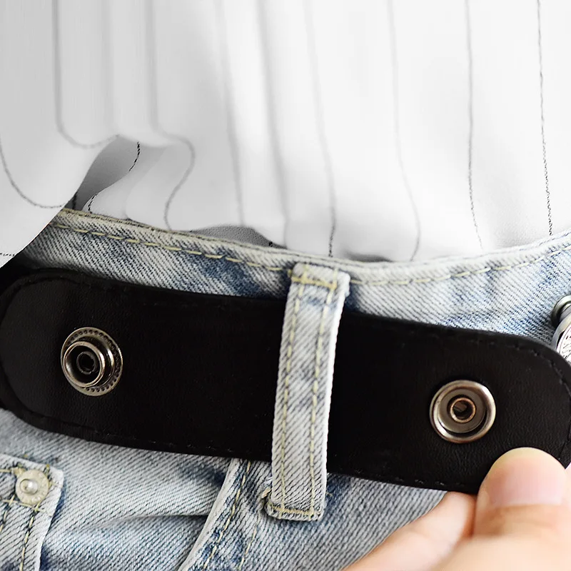 Ceinture de taille invisible pour femme, élastique à fils de caoutchouc, à la mode, sans trace, accessoire de styliste pour dame