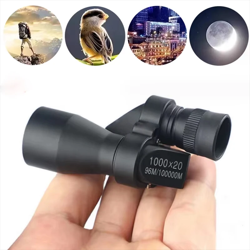 1000X20 Monocular Telescope Mini Pocket portable high-definition imaging High Magnification Zoom Outdoor Fishing For Camping