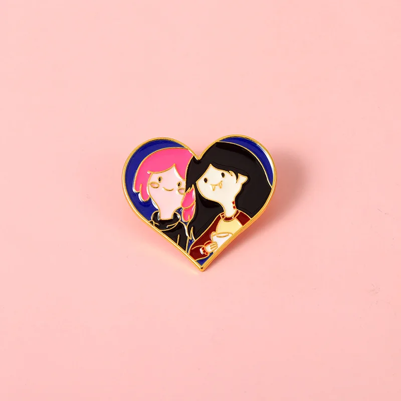 Character Brooch Personalized Interesting Good Friend Metal Badge Small Gift Wholesale Backpack Accessories Bag Pins and Badges