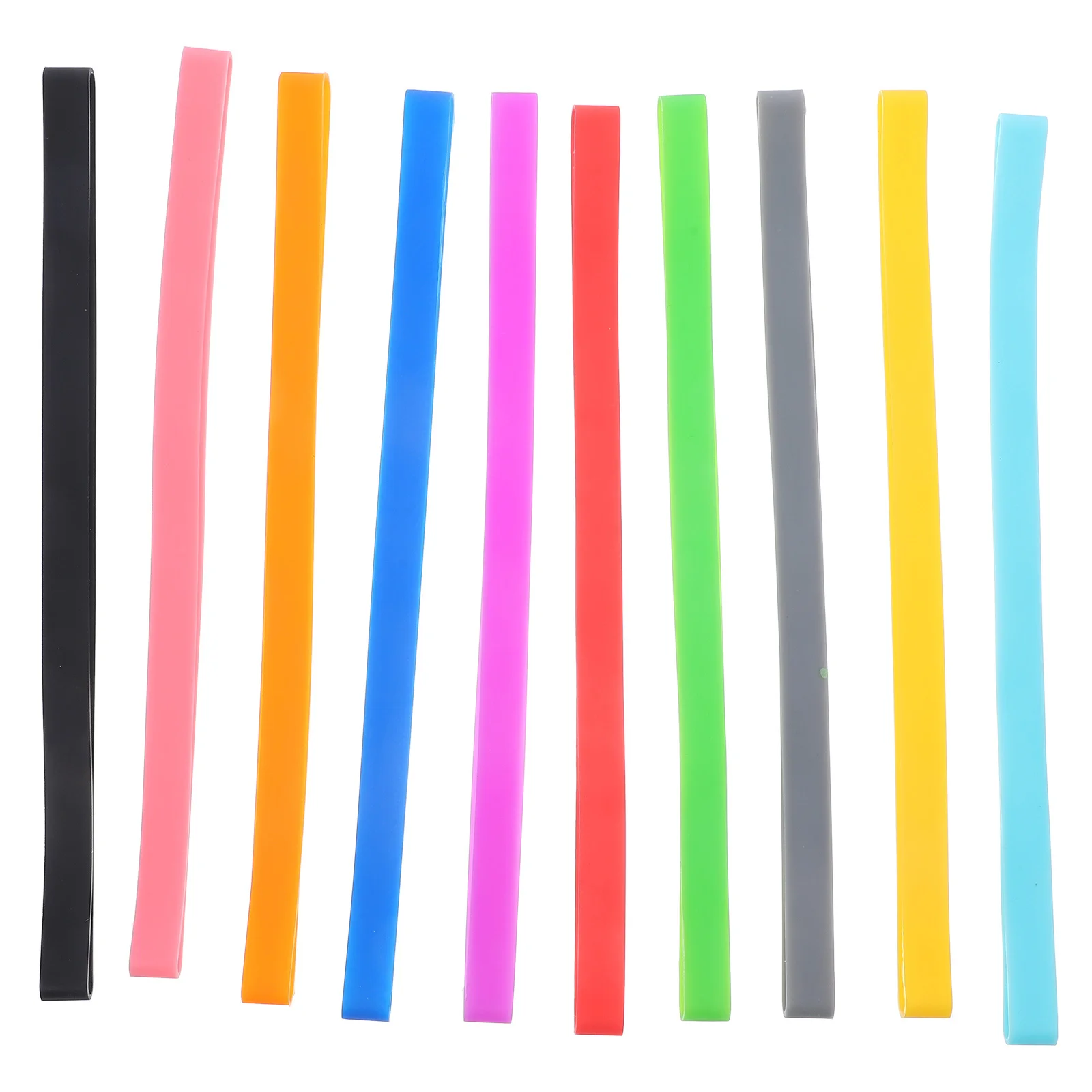 10 قطعة أربطة ربط السيليكون لمجلة دفتر يوميات بينتو صندوق حاوية القلم تحديد الأربطة المطاطية المحمولة القابلة لإعادة الاستخدام #6