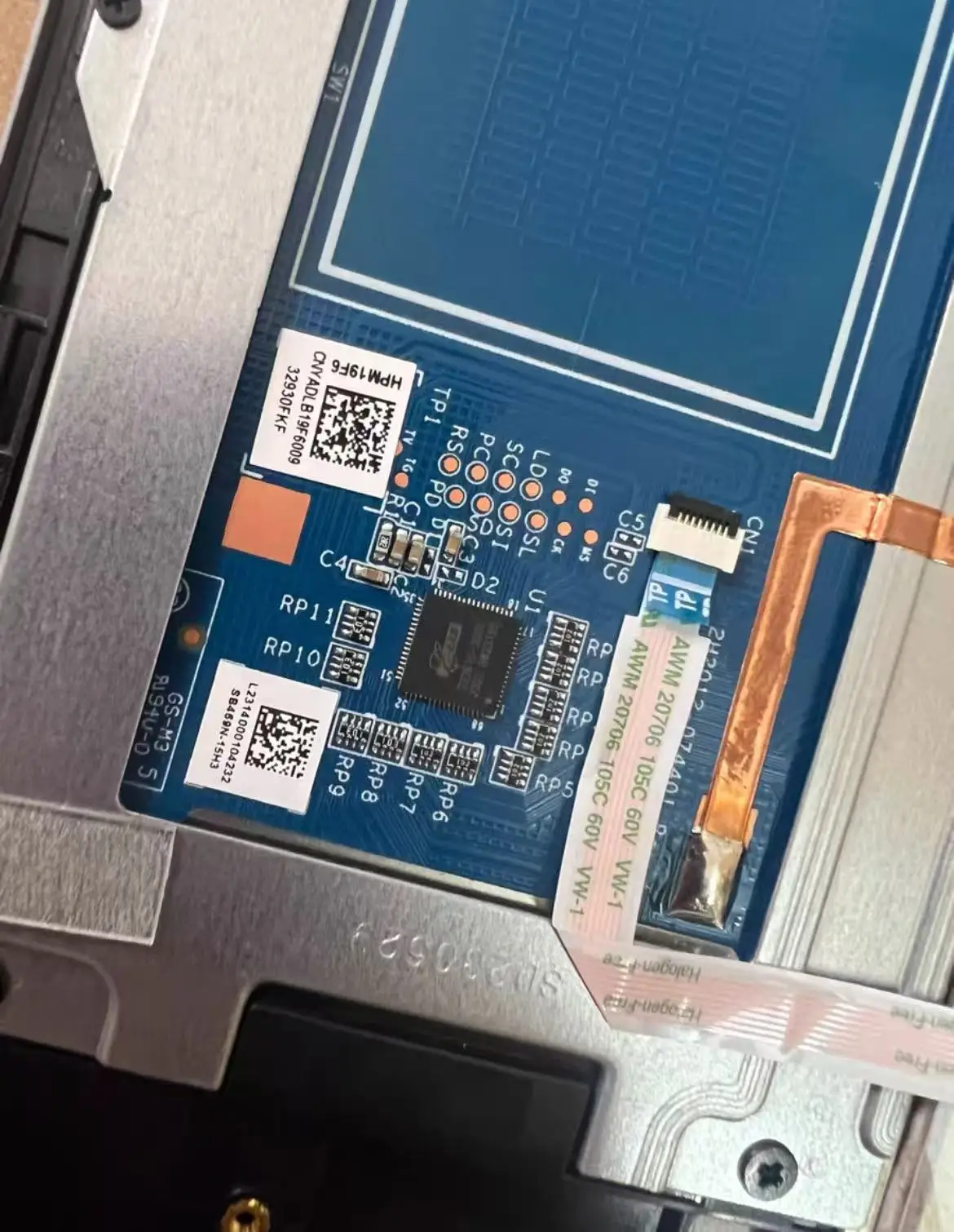 HP ZBook 15 Power 15,6 polegadas G7 G8 G9 G10 HSN-Q26C Q37C36 Notebook C Case com teclado touchpad