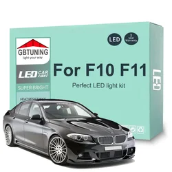 20Pcs Canbus LED Interior Light Bulb Kit For BMW 5 series M5 F10 F11 Sedan Touring 2010 2011 2012 2013 2014 2015 2016 Car Lamp