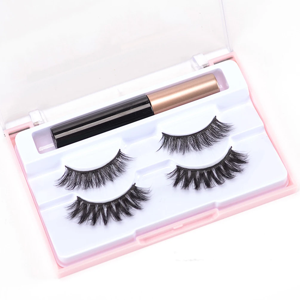 Magnetic Eyeliner 5 Magnet Private Label Eyelash Three Pairs Custom Bulk Makeup Tool Eyelashes Assistant High-quality Box