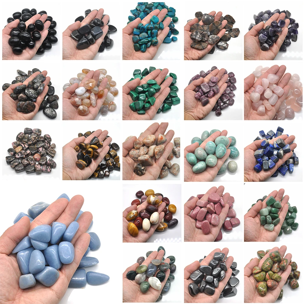 

Top Natural Lots Wholesale Crystal Healing Polished Tumbled Gravel Stone Mineral Specime Gemstones Gem Raw Aquarium Decoration